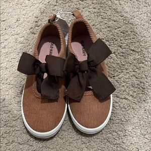 Old Navy Brown Kids Sneakers with Bow